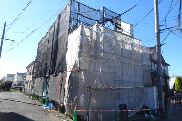 足場架設工事
